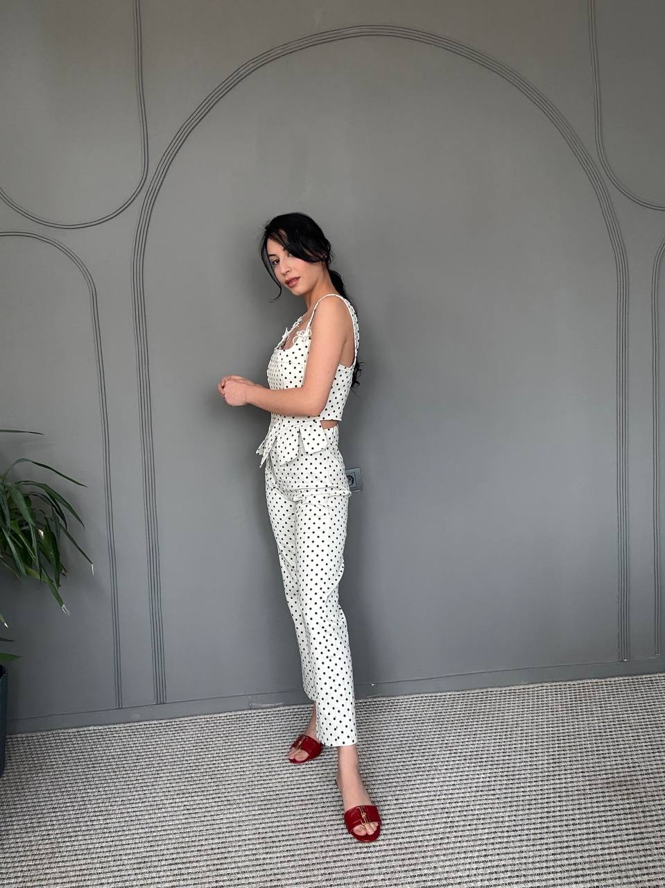 Solia Puantiye İkili Takım BEYAZ
